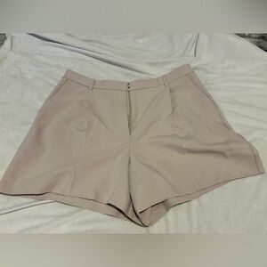 Abercrombie & Fitch High Waist Light Tan Shorts